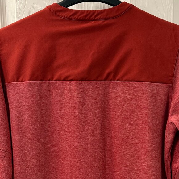 Nike Harvard IVY League Red 1/2 Zip Long Sleeve Team Top Size Medium - Picture 7 of 10